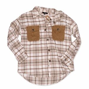 NWT Mine Plaid Shacket